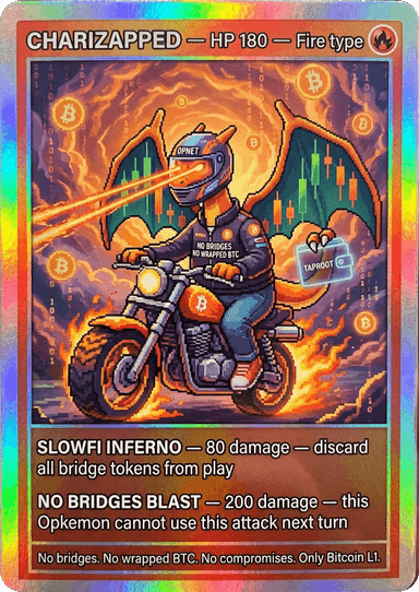Charizapped